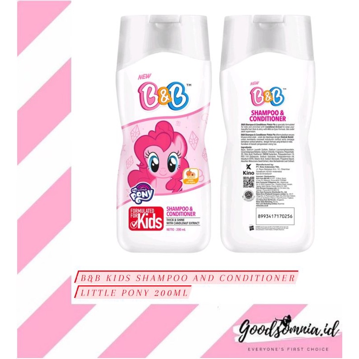 Jual B&B SHAMPOO CONDITIONER ANAK ESKULIN FROZEN LITTLE PONNY SHAMPOO ...