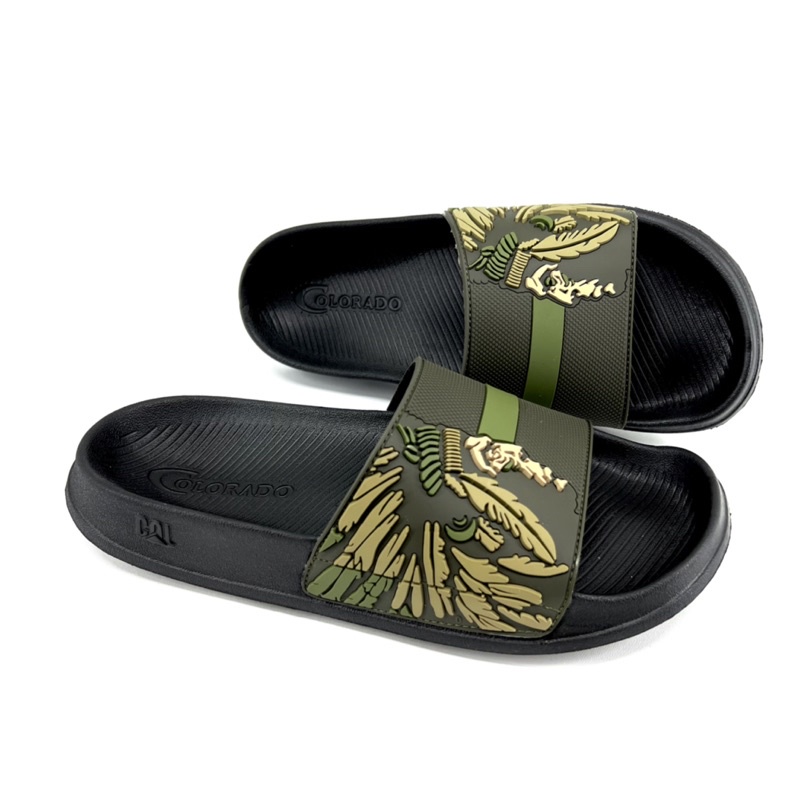 Sandal Slide / Sandal Slip On Slop COLORADO by BARNETT ARMY / ARMY PRO / APACHE (40-43)