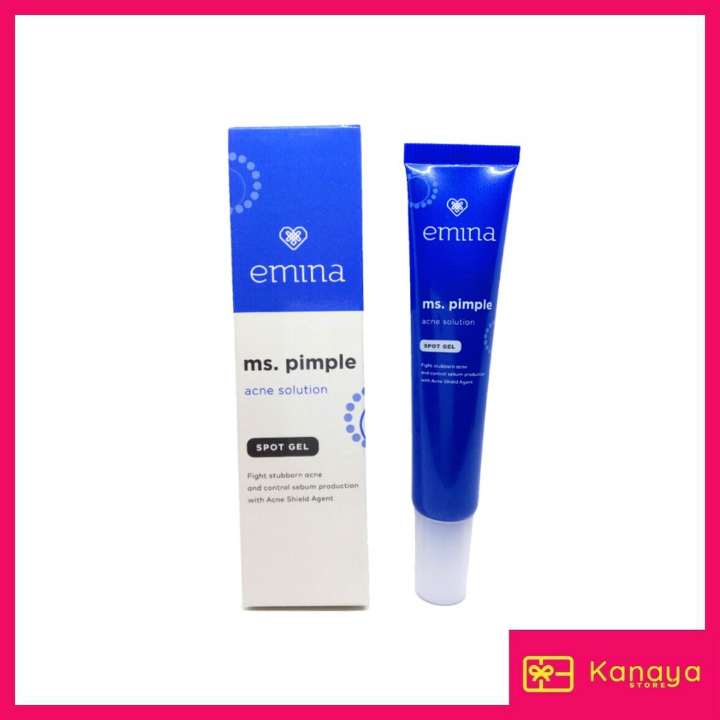 (BISA COD) Emina Ms. Pimple Acne Solution Spot Gel