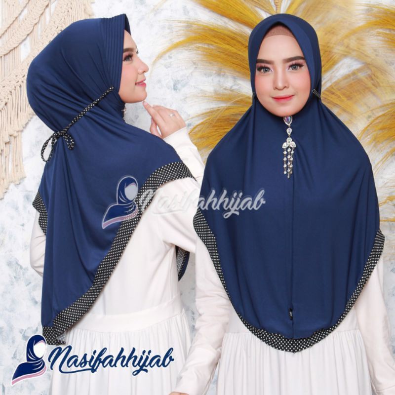 Jilbab RAISA POLKA TALI || Nasifahhijab2