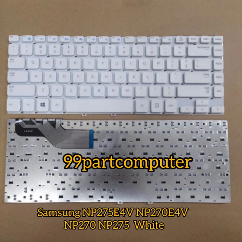 Keyboard Samsung NP275E4V NP270E4V NP270 NP275 NP275E4V White
