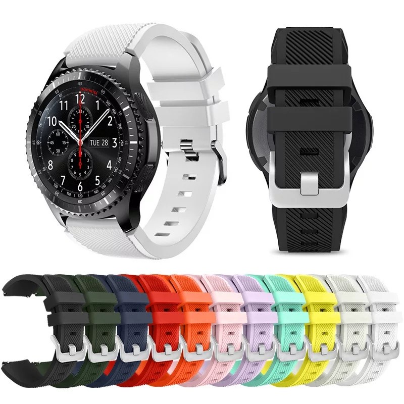 STRAP TALI JAM TANGAN - FOR SAMSUNG GALAXY WATCH 46MM - SILICONE STYLE SPORT RUBBER 22MM