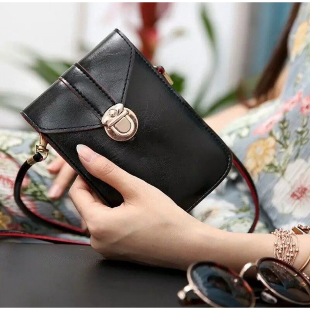 TAS DOMPET POCKET GESPER WANITA TAS SLEMPANG HP