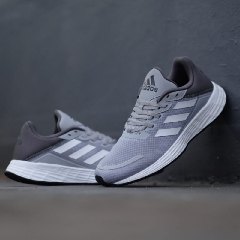 Sepatu Adidas Running Duramo SL Grey White
