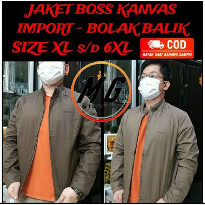 JAKET IMPORT CLASIC PREMIUM BOLAK BALIK FASHION JUMBO PRIA LAKI LAKI