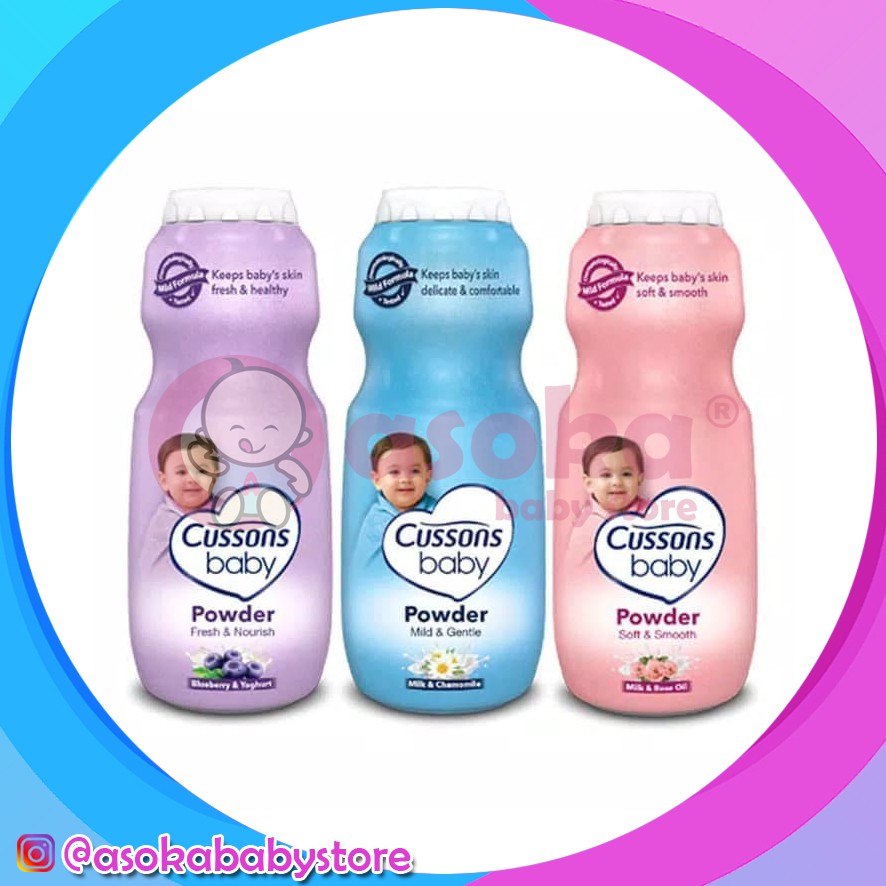 Cussons Baby Powder Bedak Bayi 100gr &amp; 50gr ASOKA