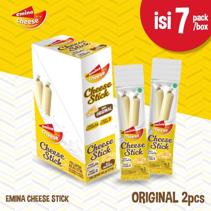 

(BISA COD) EMINA Cheese Stick Original 2pcs x 12gr Isi 7pack BOOM SALE Kode 53