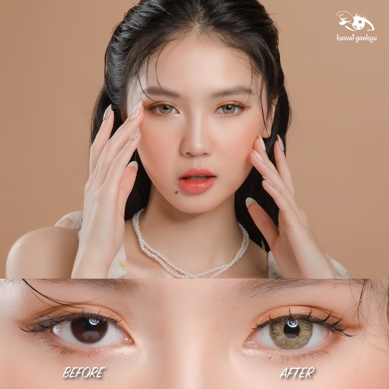 KawaiGankyu Softlens - Princess Morocco Brown (1botol)