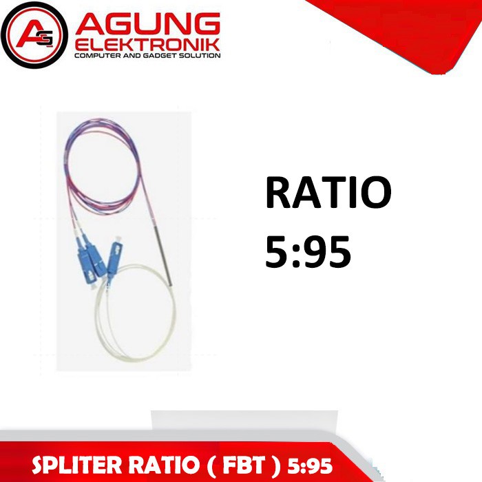 Splitter ratio 5:95 Three window/FBT spliter ratio/coupler rasio (UPC)