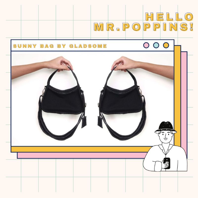 Sunny Bag by Gladsome | Canvas Bag | Mini Bag