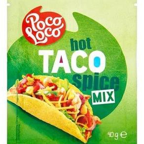 

poco loco hot taco spice mix 40gr