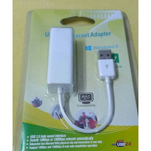 Kabel USB to LAN RJ45 Ethernet Converter Adapter Cable