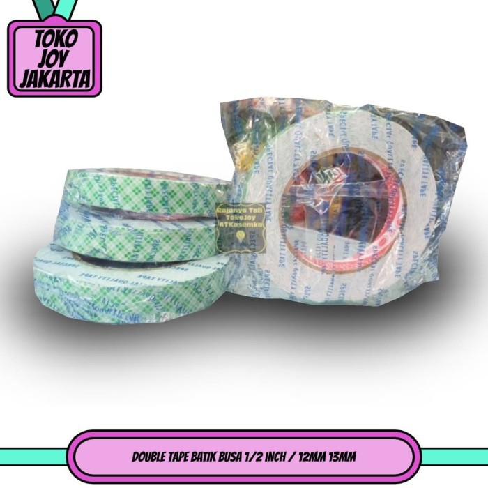 

Double Tape BATIK BUSA 1/2 inch / 12mm 13mm