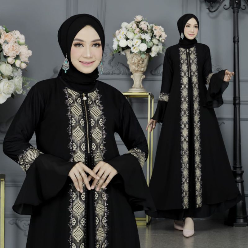 ALVI DRESS ABAYA HIKMAT KW PREMIUM #10