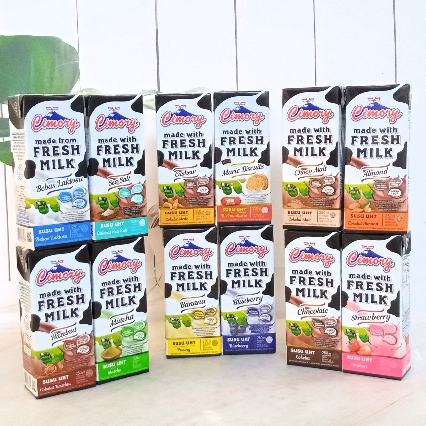 

Susu UHT Cimory Fresh Milk / Susu UHT 250ml Exp MARET 2025