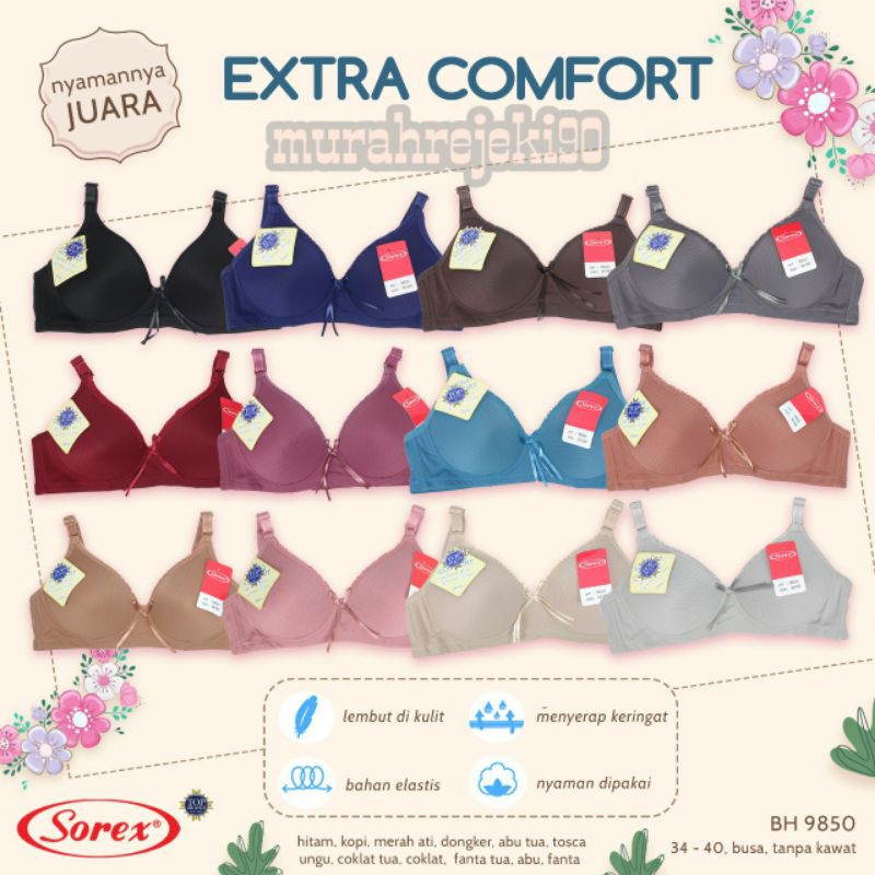 BH BRA SOREX 9850 EXTRA COMFORT TERLARIS