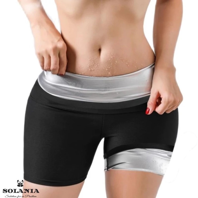 Celana Sauna Pembakar Lemak Full Silver High Waist Sepaha SOLANIA