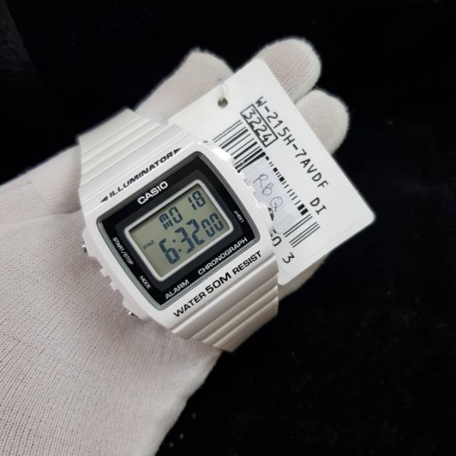 Jam casio original W215H