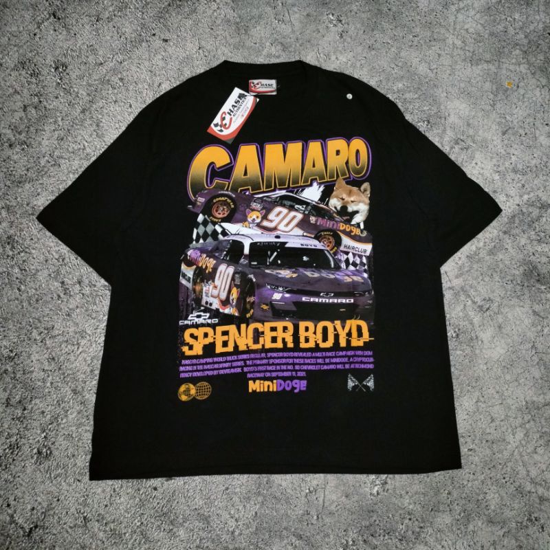 KAOS T-SHIRT OVERSIZE NASCAR CHASE AUTHENTIC CAMARO/CHAMPIONSHIP/BRAD98 VINTAGE BESTSELLER VARIAN