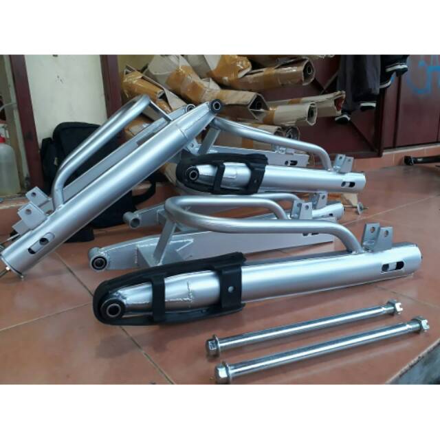 Swing Arm Oval Silver Lengan Ayun Supit Urang RX King RXS RXK RXSeries