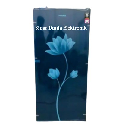 Polytron Kulkas 1 Pintu 180Liter PRB-189 Flower Design PRB 189 GARANSI