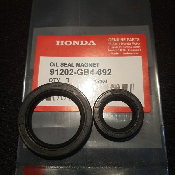 ORIGINAL AHM Seal Magnet Set Kecil Besar Honda Grand Supra X Supra Fit Astrea Revo Lama