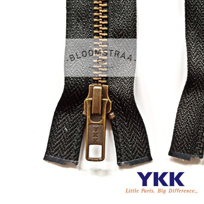 Resleting YKK Gigi Besi ATG 70 cm YKK Metal Zipper 28in Open-End Jaket