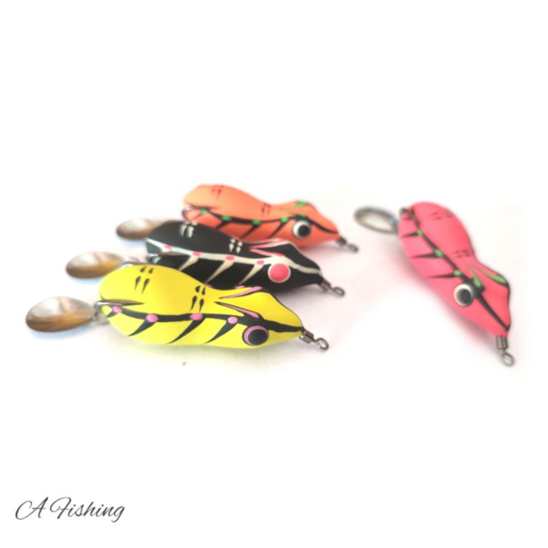 SOFT FROG CURUT 4,2CM 5CM 6CM CANS LURE I UMPAN CASTING IKAN GABUS DAN TOMAN