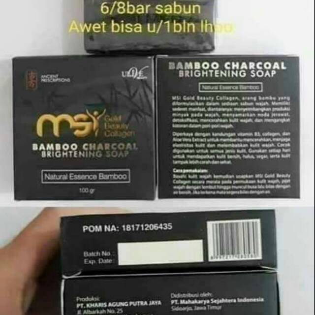 SABUN BAMBOO MSI Original
