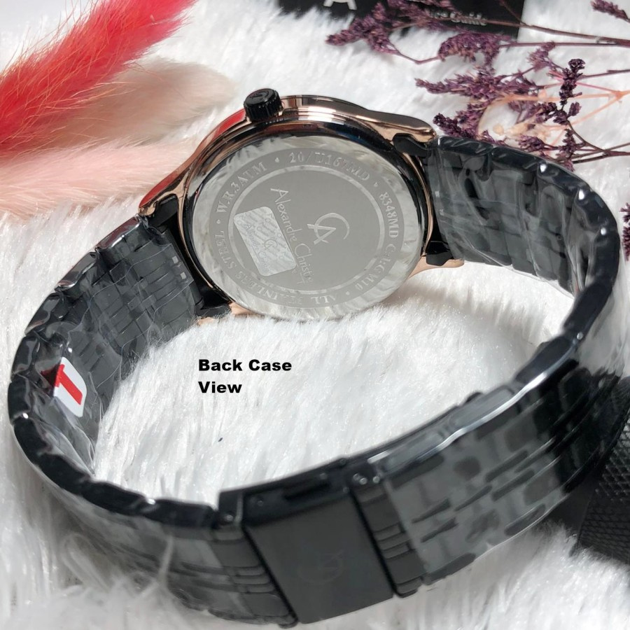 ORIGINAL Jam Tangan Pria Alexandre Christie AC 8348 / AC8348 / 8348 Garansi Resmi 1 Tahun, Stainless