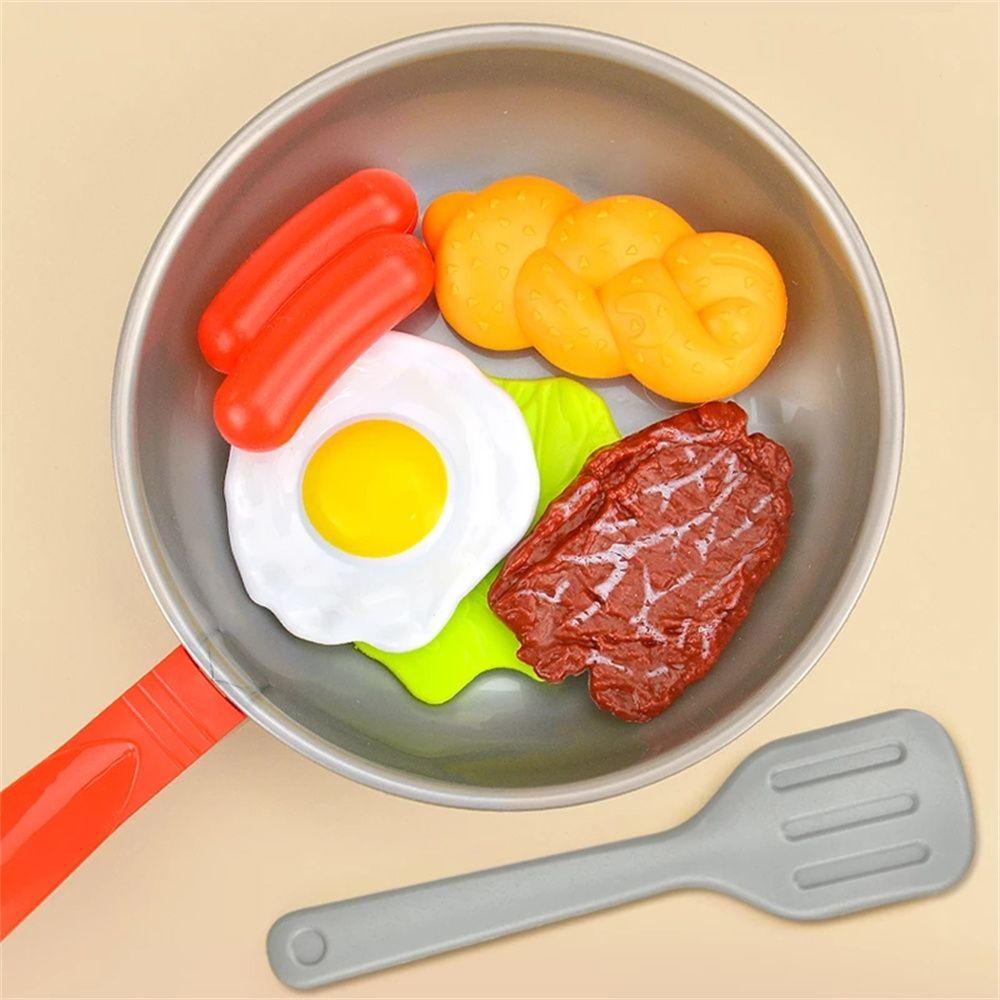 R-flower 8Pcs / Set Mainan Simulasi Hot Dog / Steak / Sayuran Untuk Anak Bermain Peran
