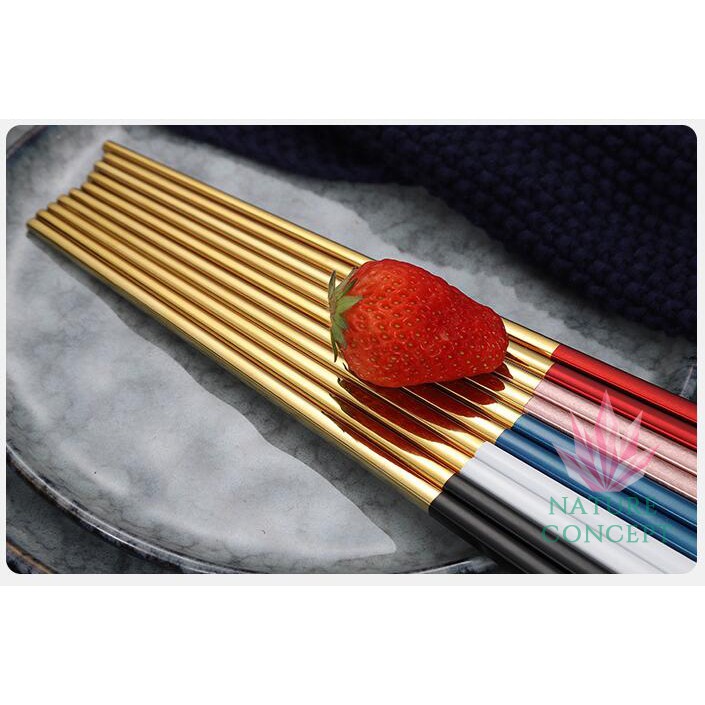 Sumpit LUXURY Stainless Steel High Quality bahan 304 Chopstick