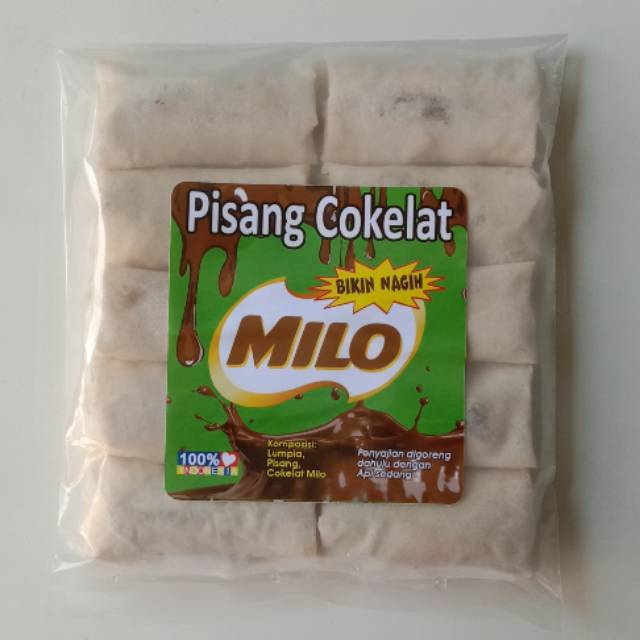 

Pisang coklat milo/piscok milo