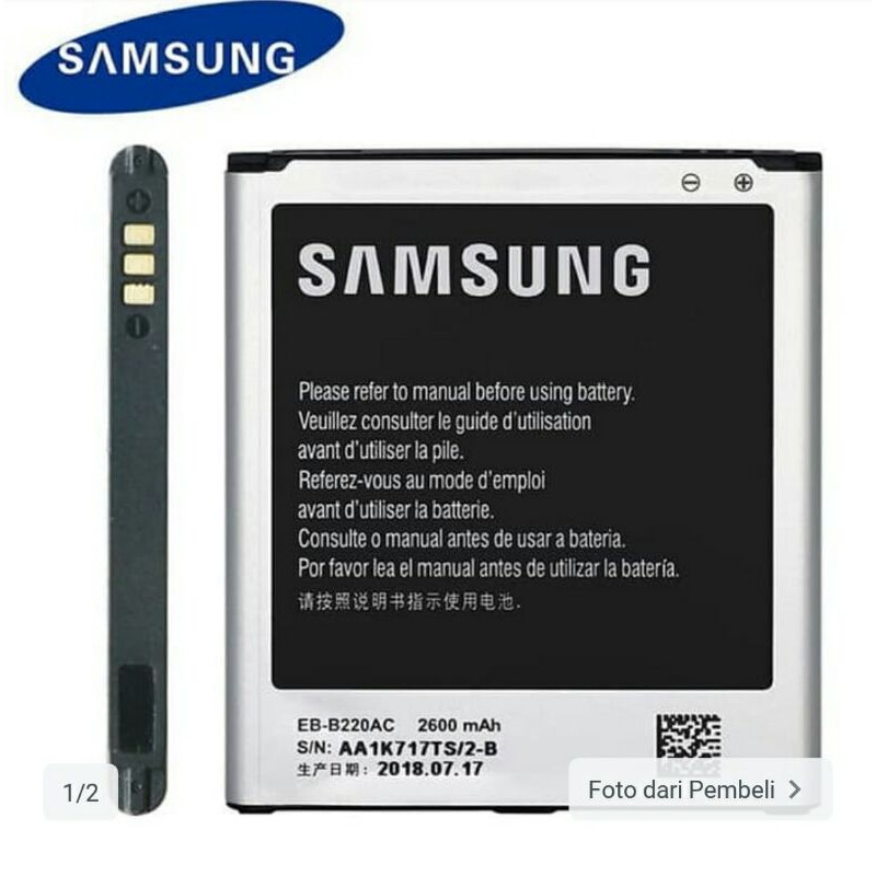 baterai Samsung grand 2,G.7102,7106 original