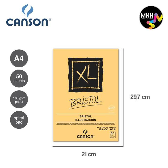 

Promo Drawing Book Canson XL Bristol 180G A3 - A4 - Ukuran A4