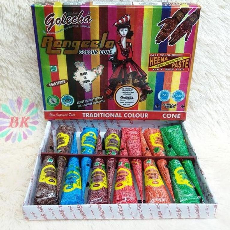 [KODE PRODUK YAW0Z7187] Henna kuku - Henna kuku halal Henna Rahma kutek Henna Halal Golecha Strawber