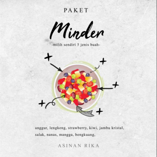 

Asinan Buah Rika (Paket Minder) 500 gram