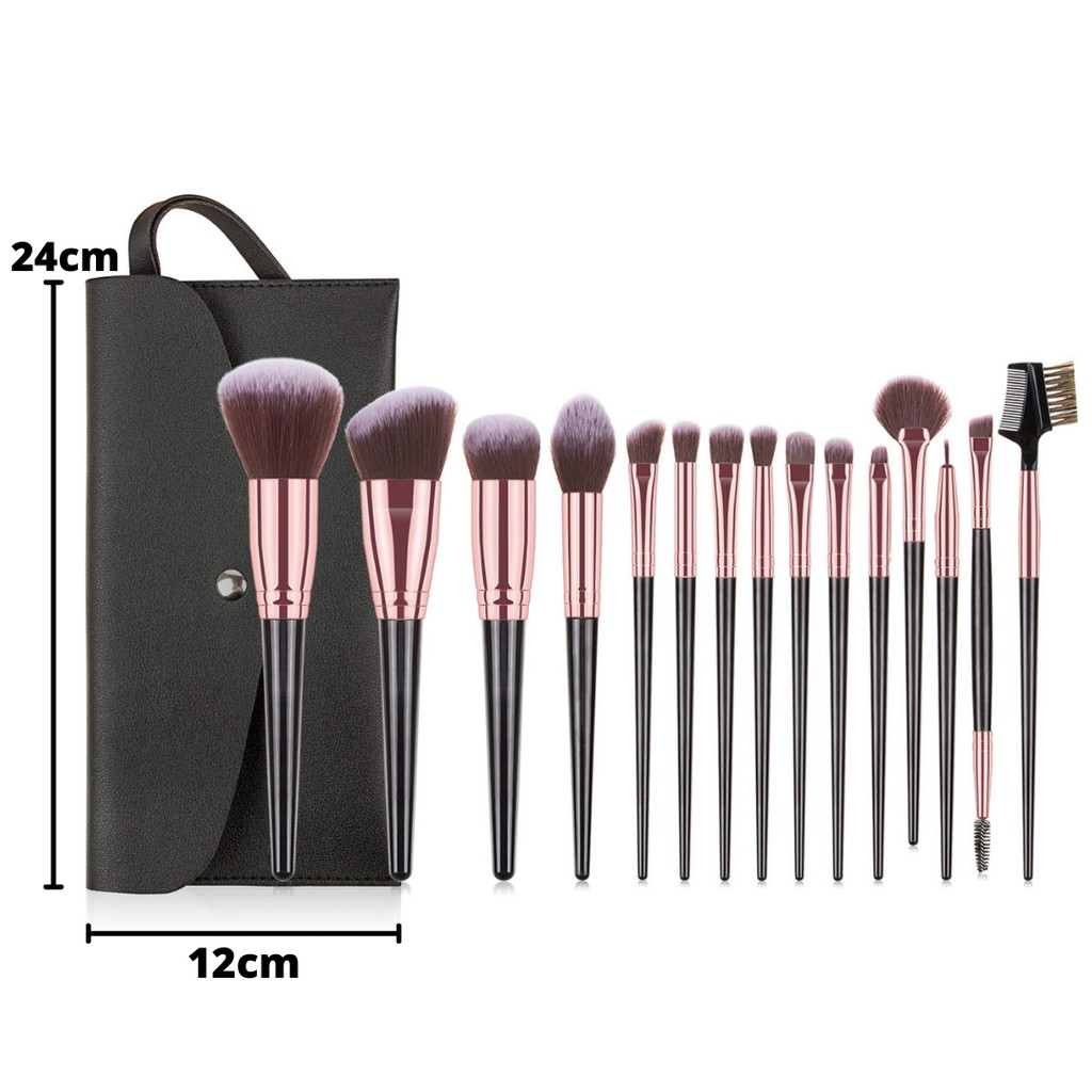 Kuas Make Up Set 15 Pcs 20 Pcs Alat Make Up Brush Kosmetik