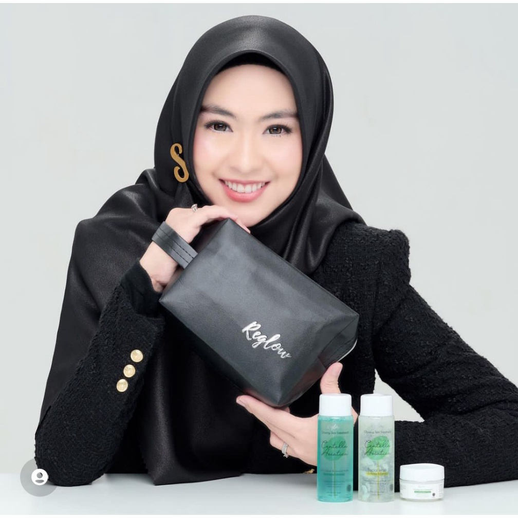 SKINCARE REGLOW Original Series Glowing Skin Treatment Kecantikan Dokter Shindy Putri untuk Jerawat dan Kulit Kusam FREE GIFT dan Pouch