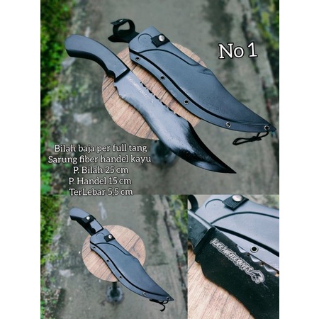 Pisau dapur perternakan dan survival Bowie  hunting  Survival  Bushcraft 018
