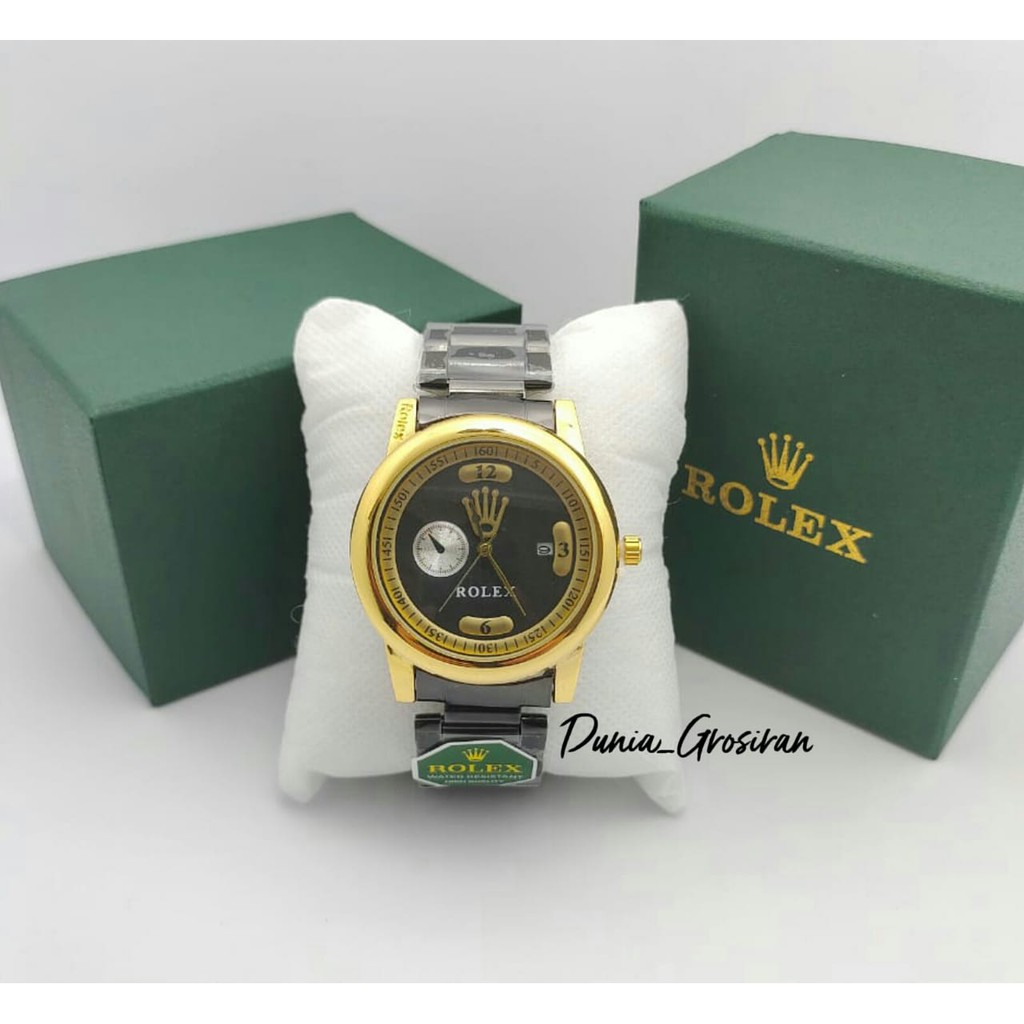 GROSIRAN JAM TANGAN ROLEX AJ1600 - JAM TANGAN PRIA INCLUDE BOX ORIGINAL