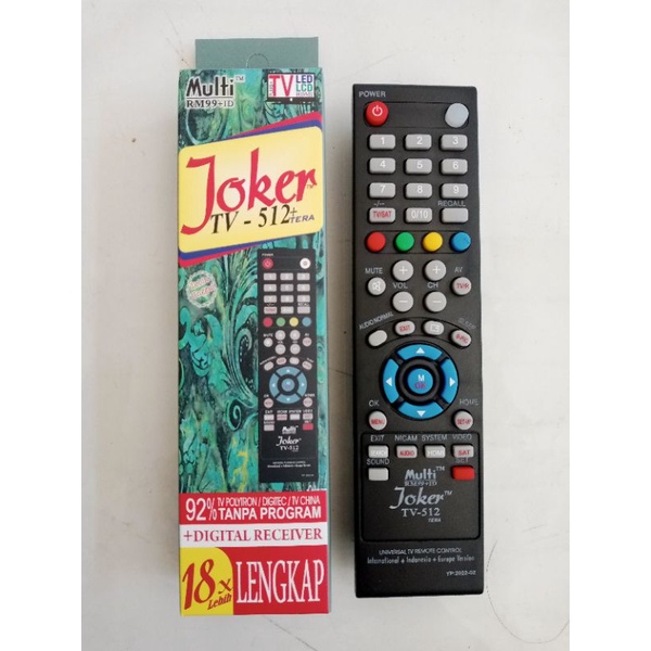 Remote TV LCD LG LED Tabung Universal Joker TERA 18X