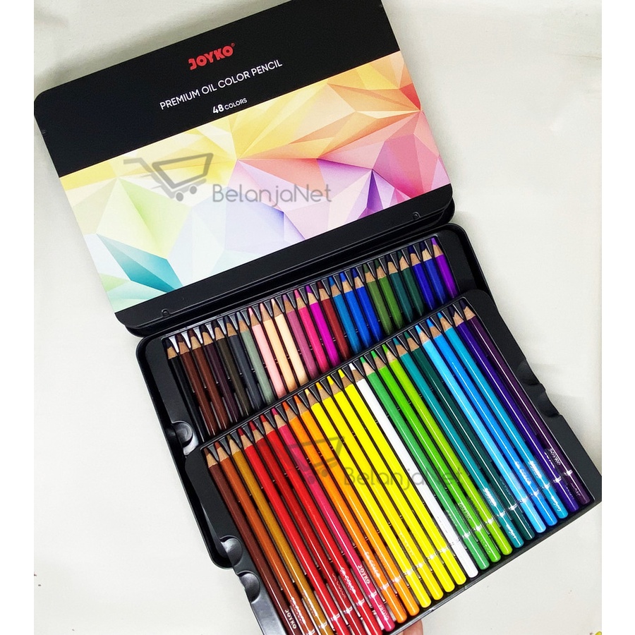 Pensil Warna Premium | Premium Oil Color Pencil Joyko CP-TC126-48