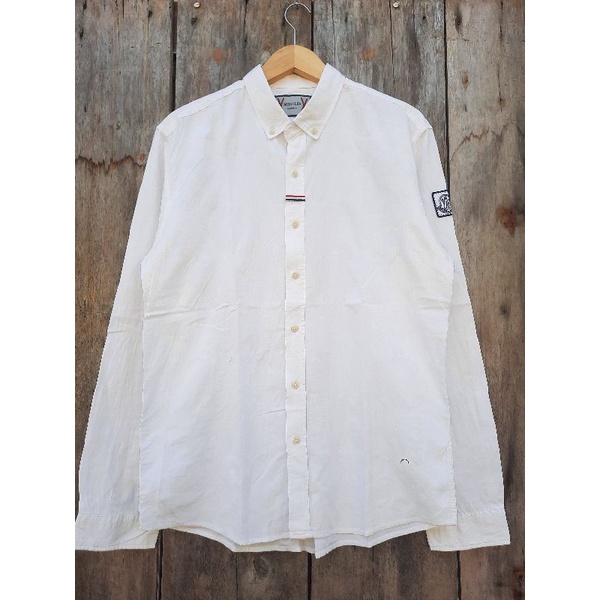 kemeja putih moncler size L second preloved not thom browne