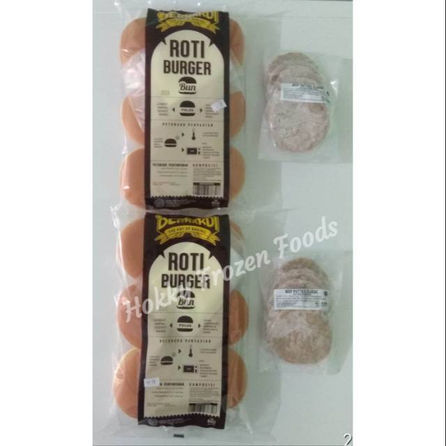 

Paket Burger Bernardi Beef Patties classic ( 6 biji )