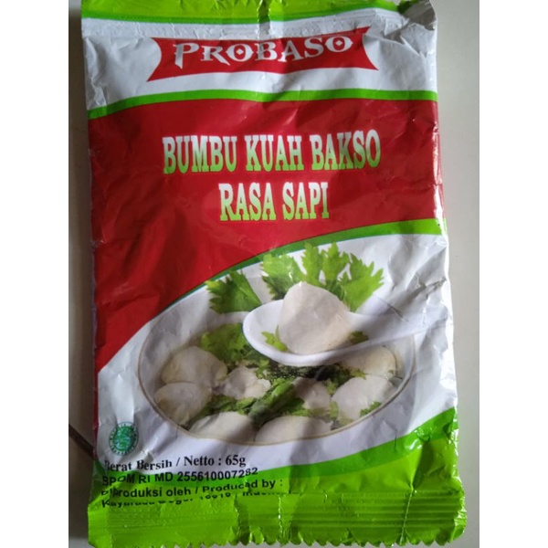 Jual Probaso Bumbu Kuah Bakso Rasa Sapi 65gr Shopee Indonesia