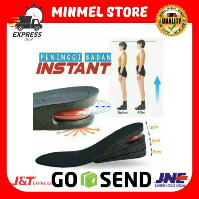 Sol Sepatu Peninggi Badan instant insole kasual sneakers