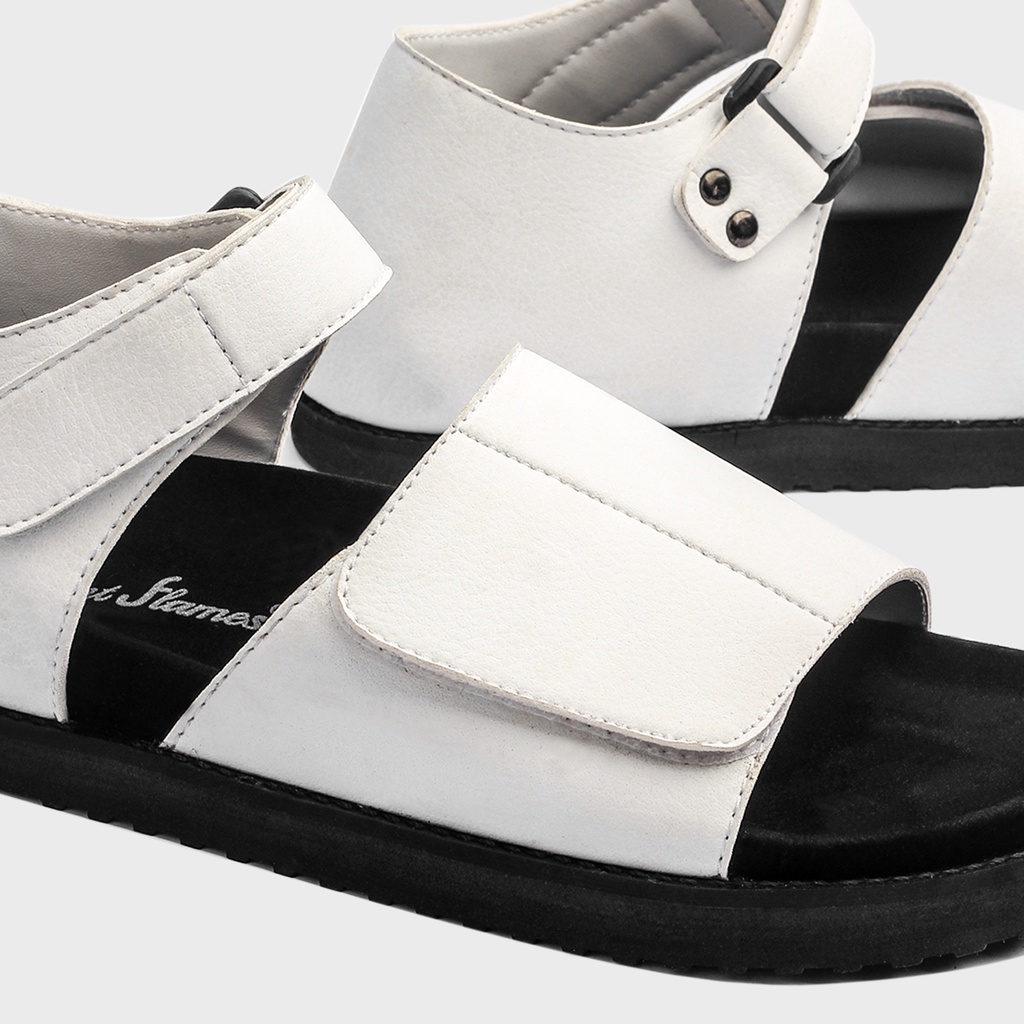 Rorin White | Sendal Casual Puith Original Kasual Chunky Pria Cowok Sandal | FORIND x Giant Flames