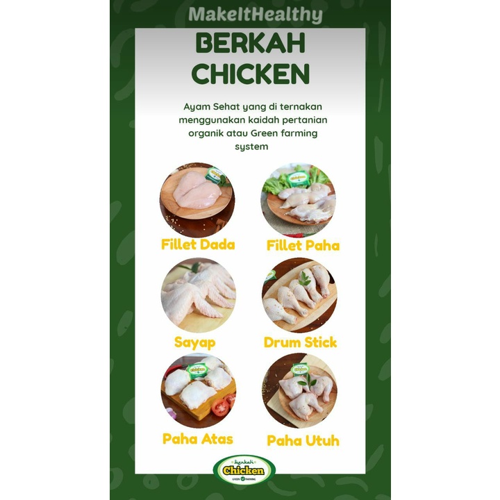

Kerongkongan ayam Organik Probiotik Berkah Chicken Organic 1 kg