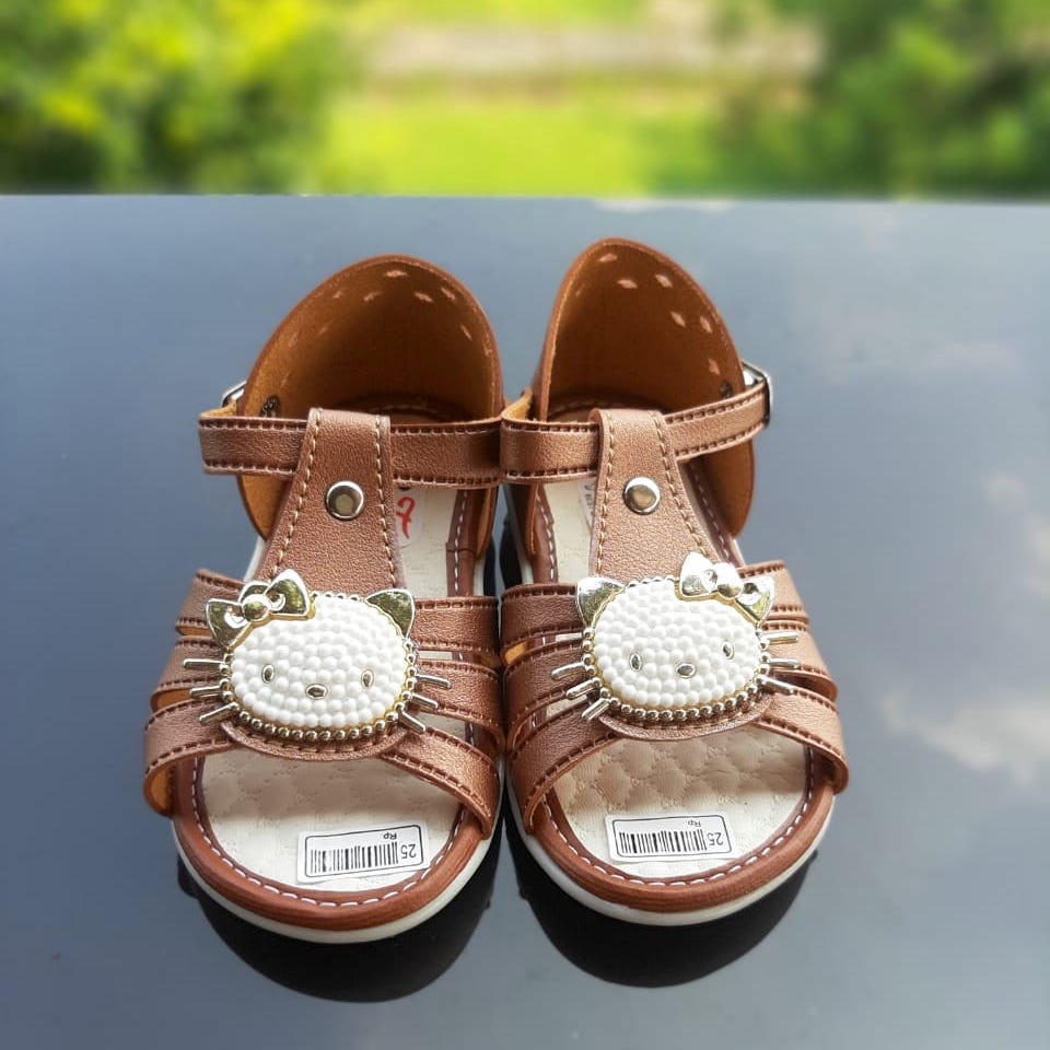 SDP02 Sepatu Sandal Anak Perempuan Umur 1 s/d 3 tahun - Hello Kitty